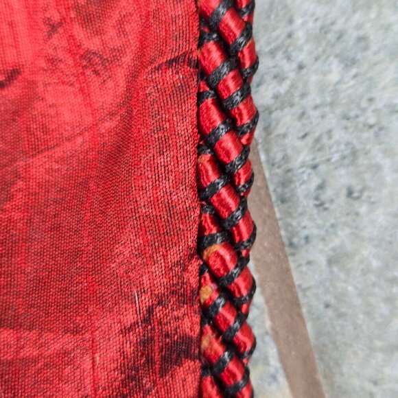 Homecenter Red Square Throw Pillow Covers Metal Embellishments NO PILLOWS - Picture 4 of 7